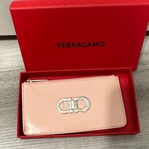 Salvatore Ferragamo Pink Card Holder